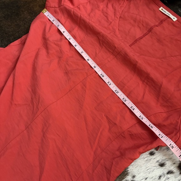 MARINE LAYER‎ Eden Maxi Dress Orange Ballon Sleeves Size Medium - Picture 8 of 8